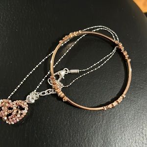 Brighton bracelet necklace.